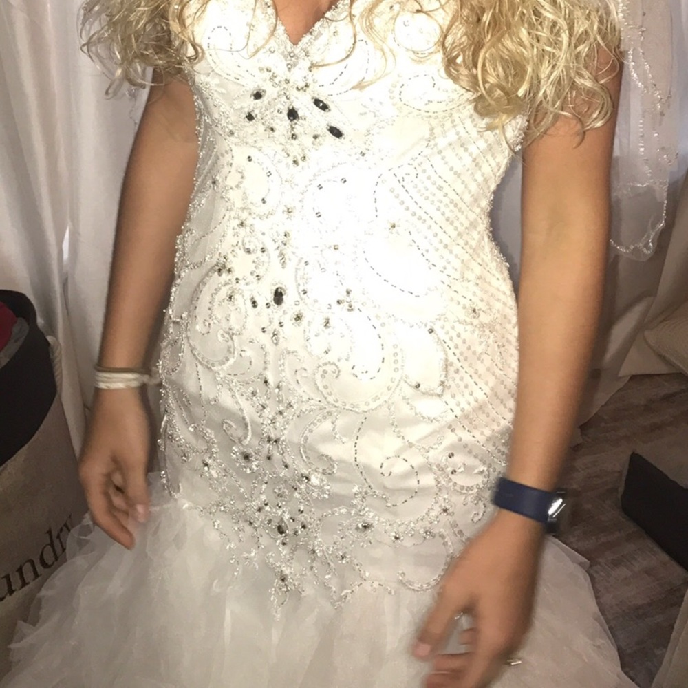 NWT Off White Mermaid Wedding Dress